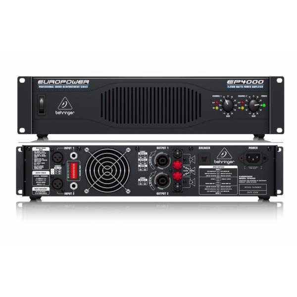 Behringer EP4000 Power Amplifier باور امبلي فير بهرنجر 4000وات مقوي مضخم لصوت السماعات مناسب للمساجد والحفلات 